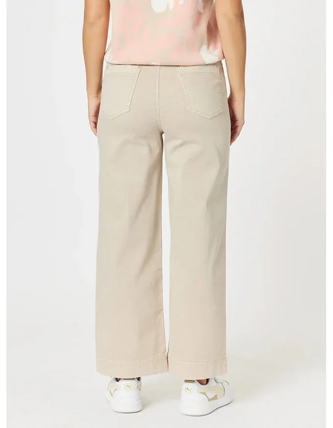 Sabrina Wide Leg Jean Natural