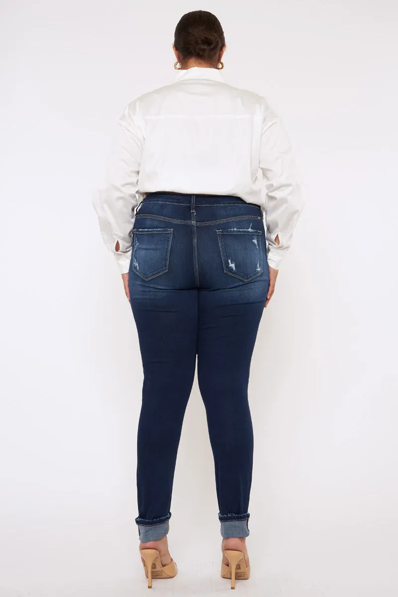 Sabrinah High Rise Super Skinny Jeans (Plus Size)