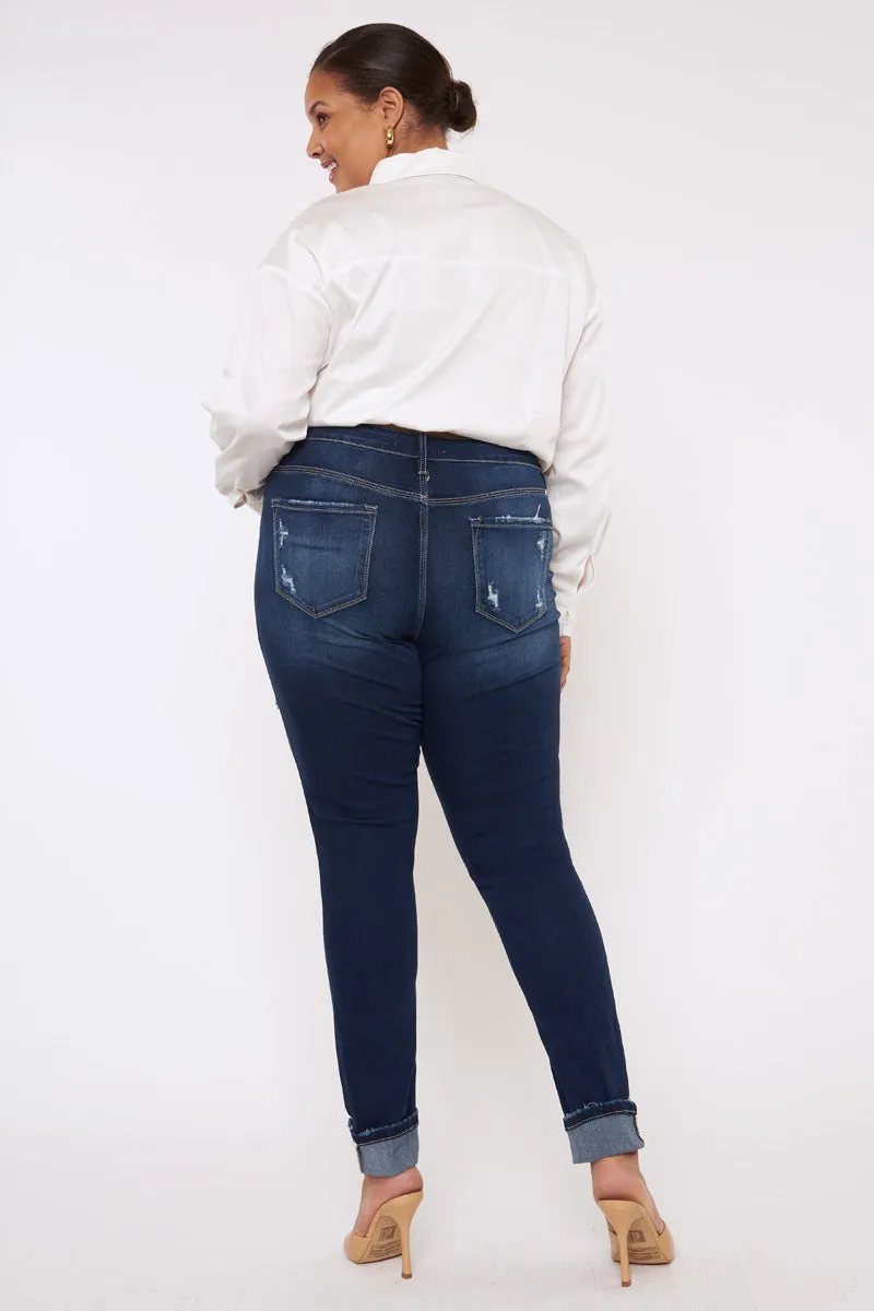Sabrinah High Rise Super Skinny Jeans (Plus Size)