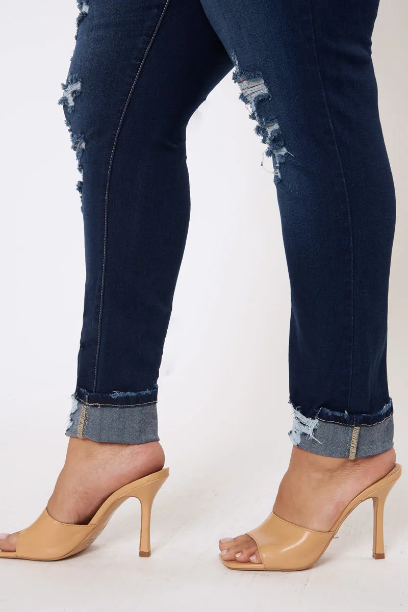 Sabrinah High Rise Super Skinny Jeans (Plus Size)