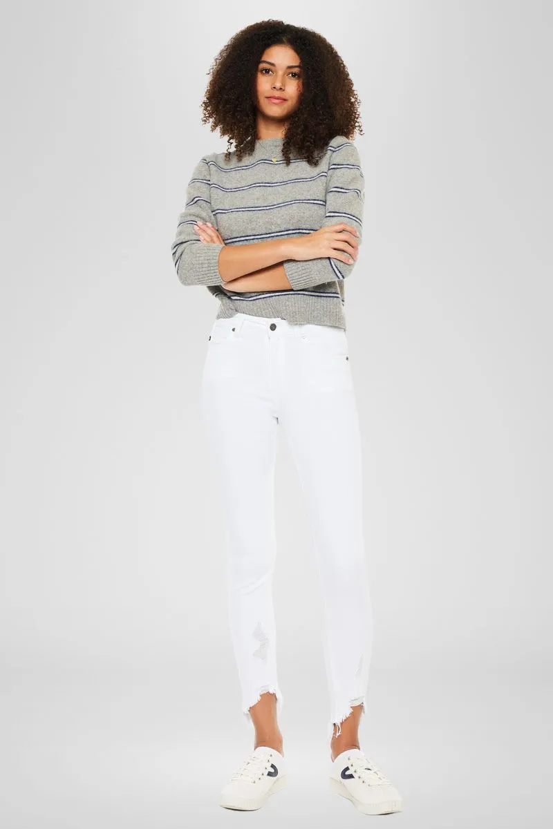 Sadie High Rise Ankle Skinny Jeans