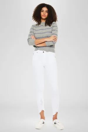 Sadie High Rise Ankle Skinny Jeans