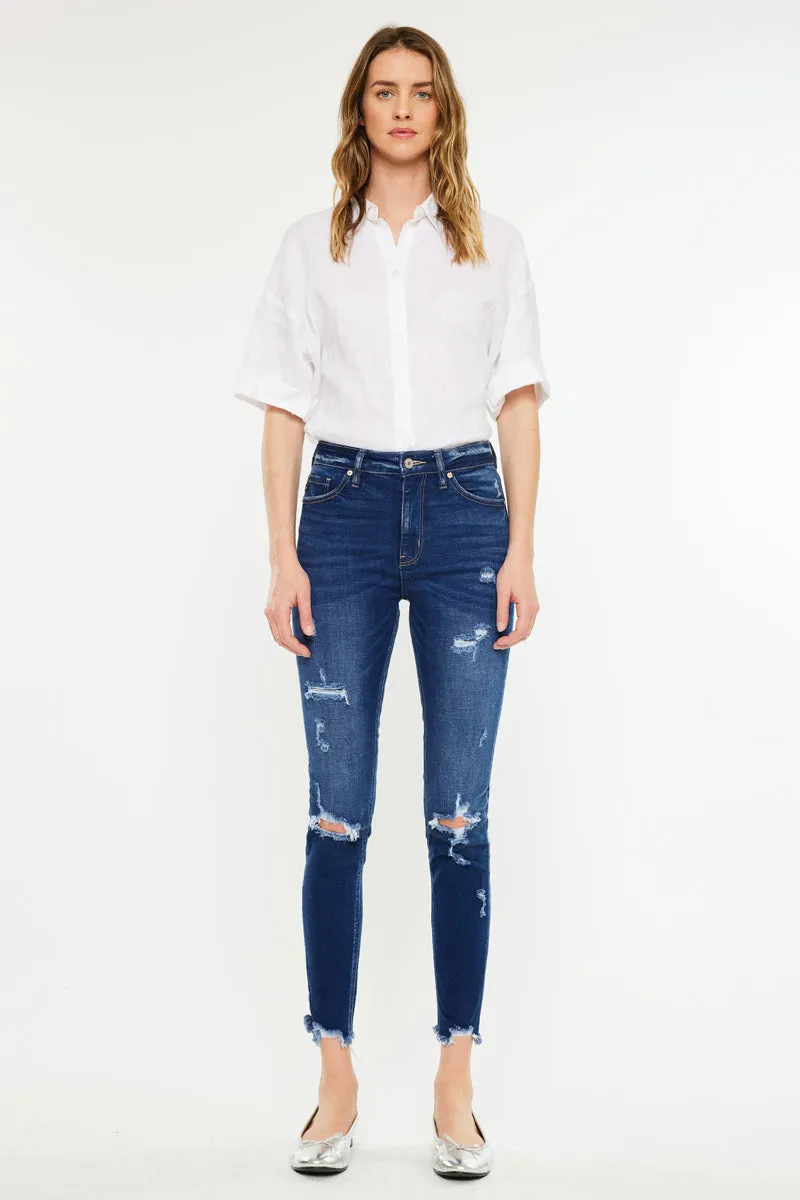 Samantha High Rise Ankle Skinny Jeans