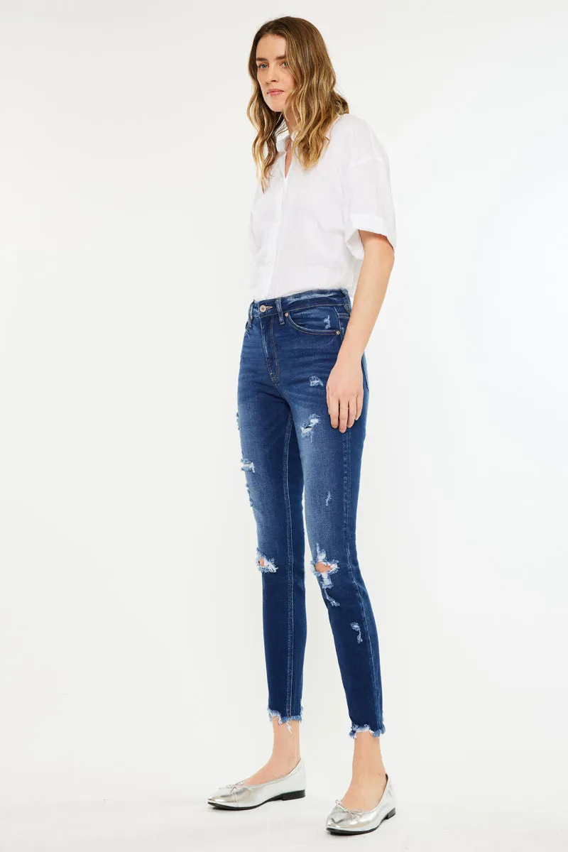 Samantha High Rise Ankle Skinny Jeans