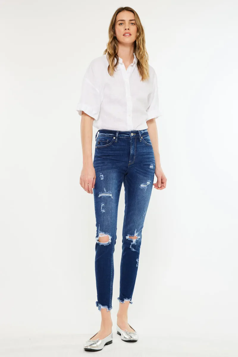 Samantha High Rise Ankle Skinny Jeans