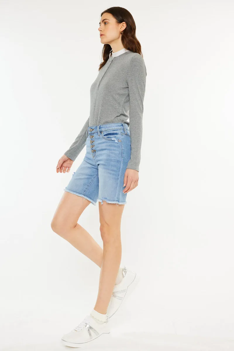 Sandy High Rise Bermuda Shorts