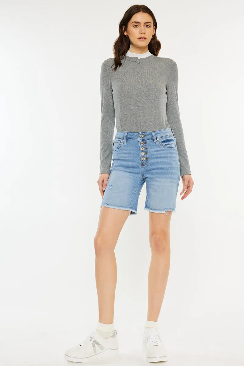 Sandy High Rise Bermuda Shorts