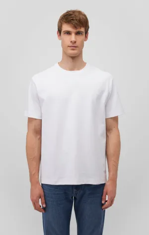 SHORT SLEEVE CREW NECK T-SHIRT IN WHITE
