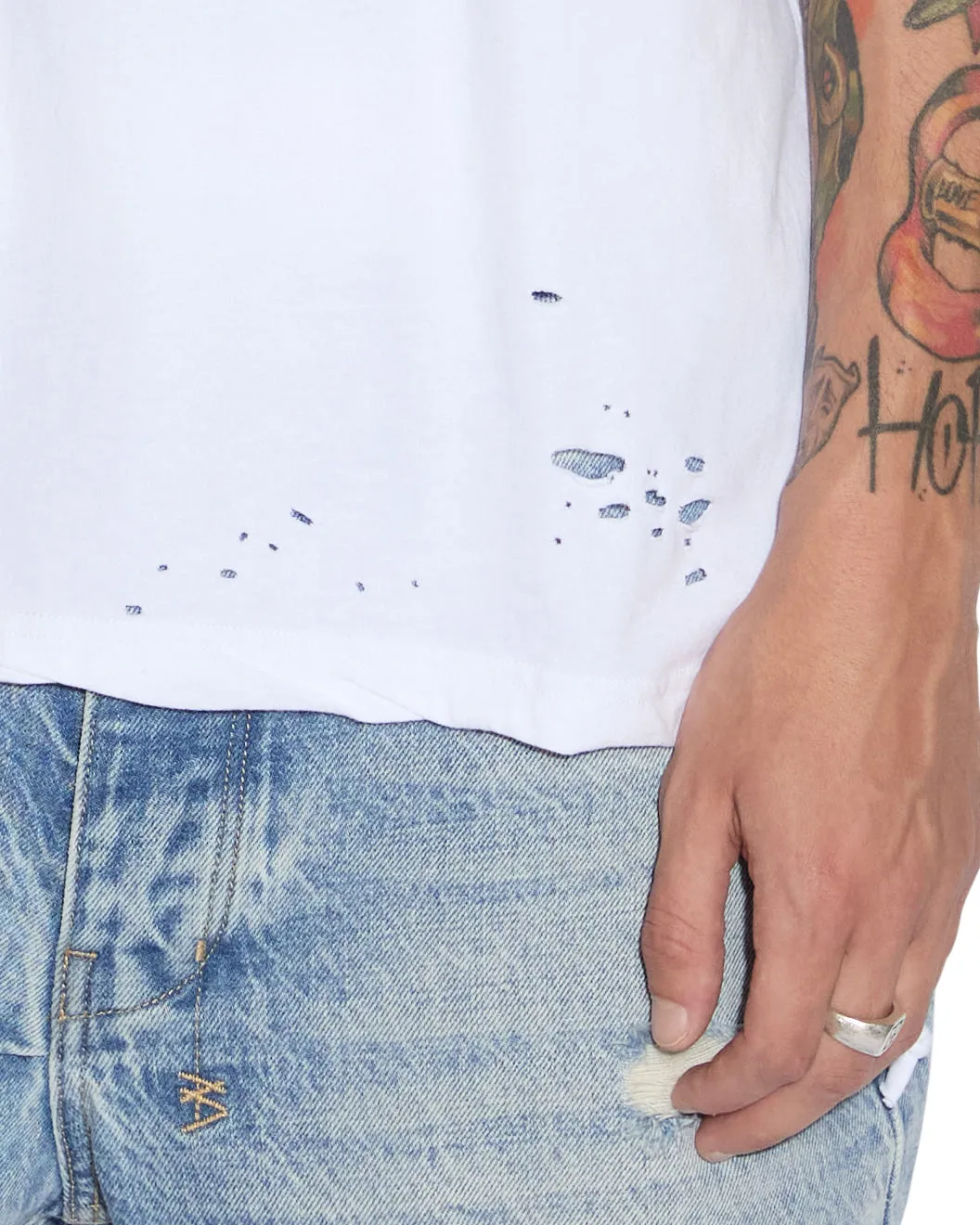SIOUX SS TEE VINTAGE WHITE
