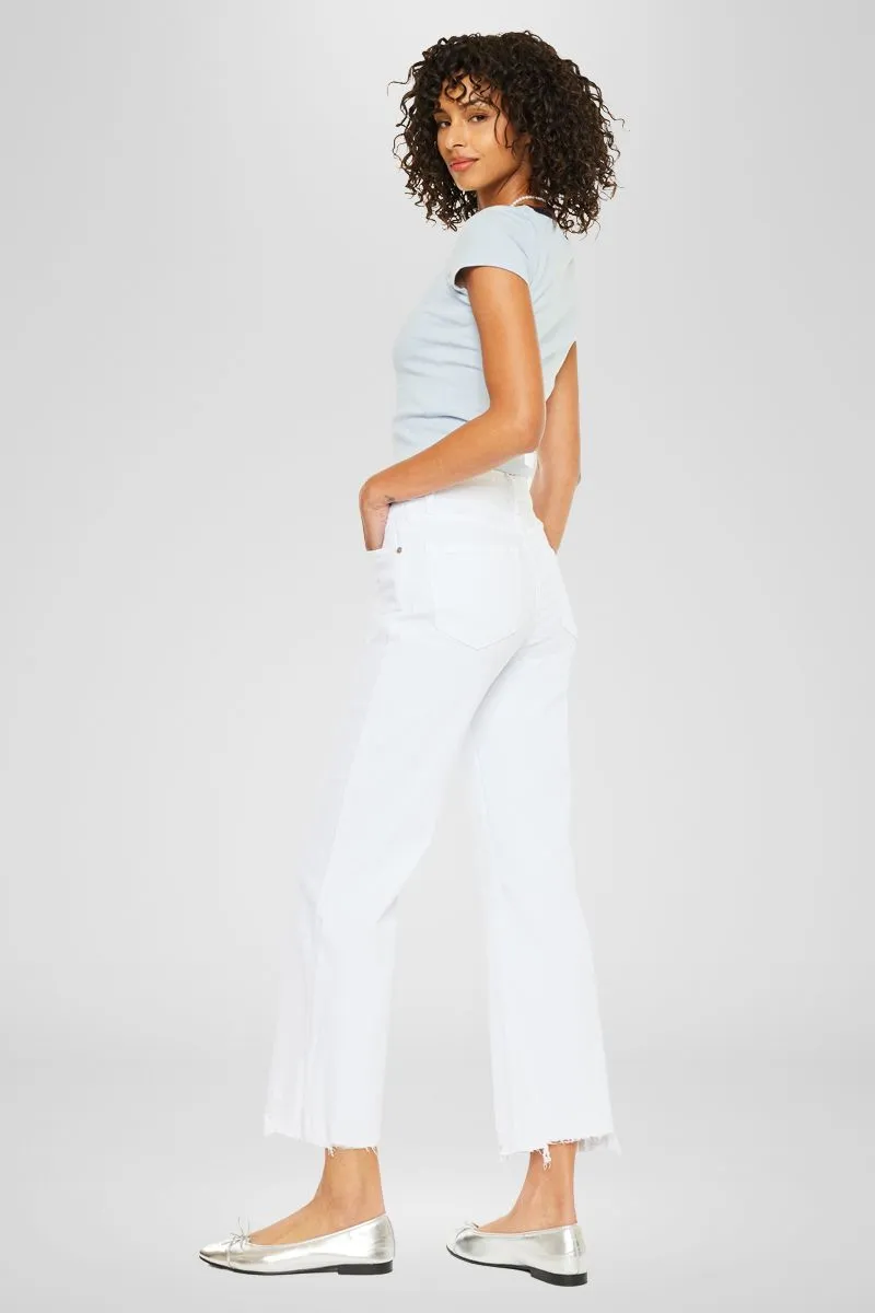 Skyla High Rise Slim Wide Leg Jeans