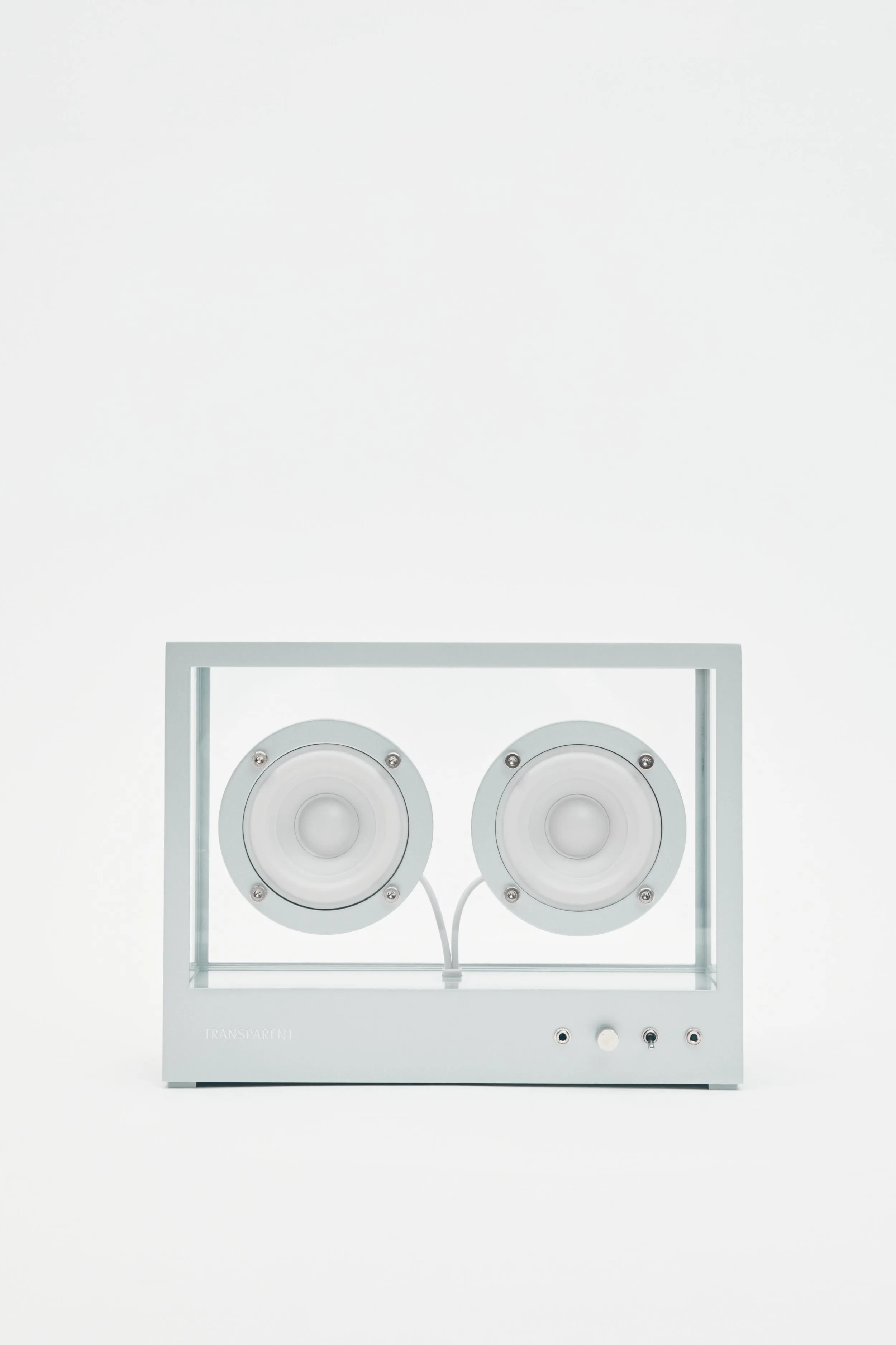 Small Transparent Speaker Metal