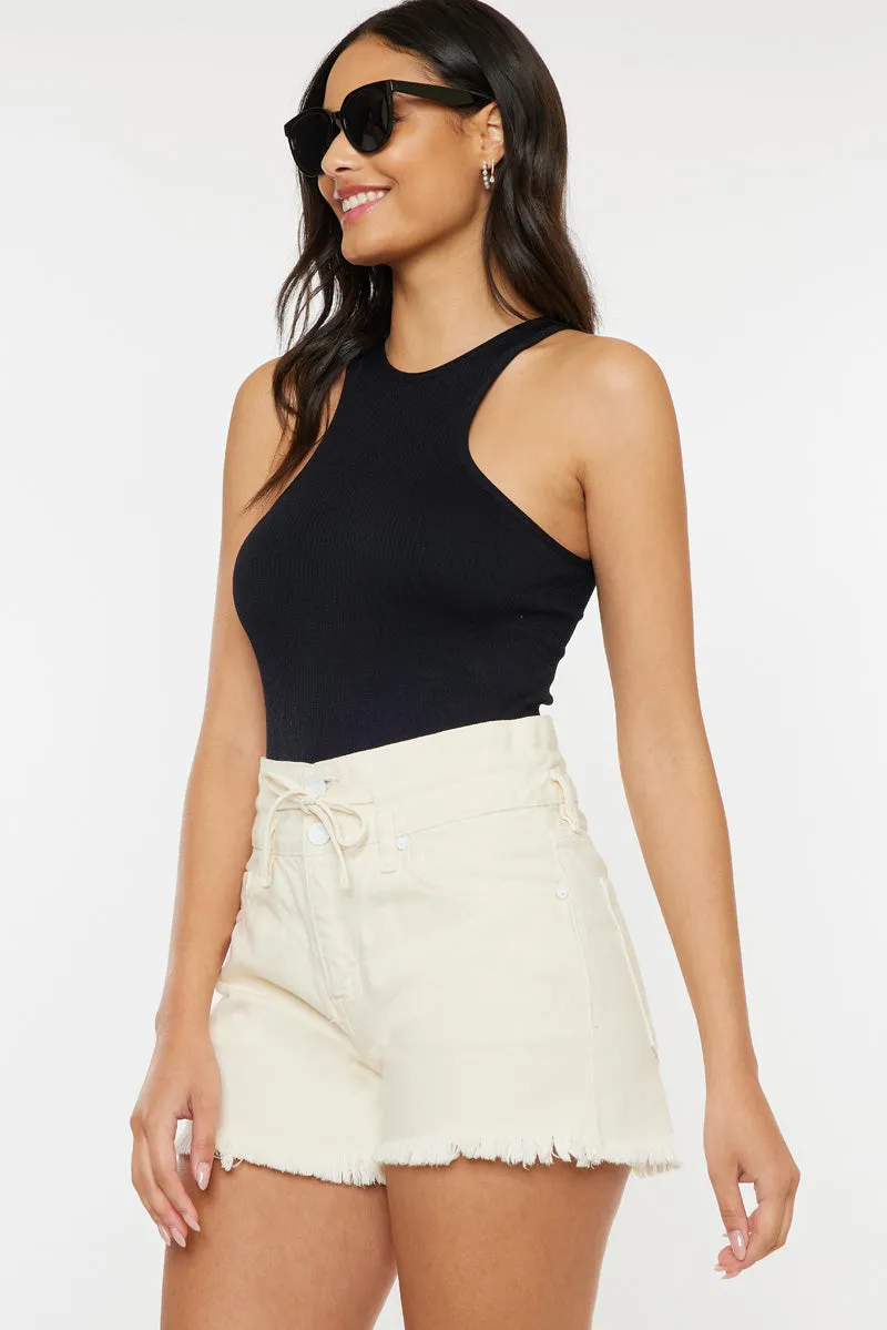 Solstice Ultra High Rise Tie-Belt Shorts