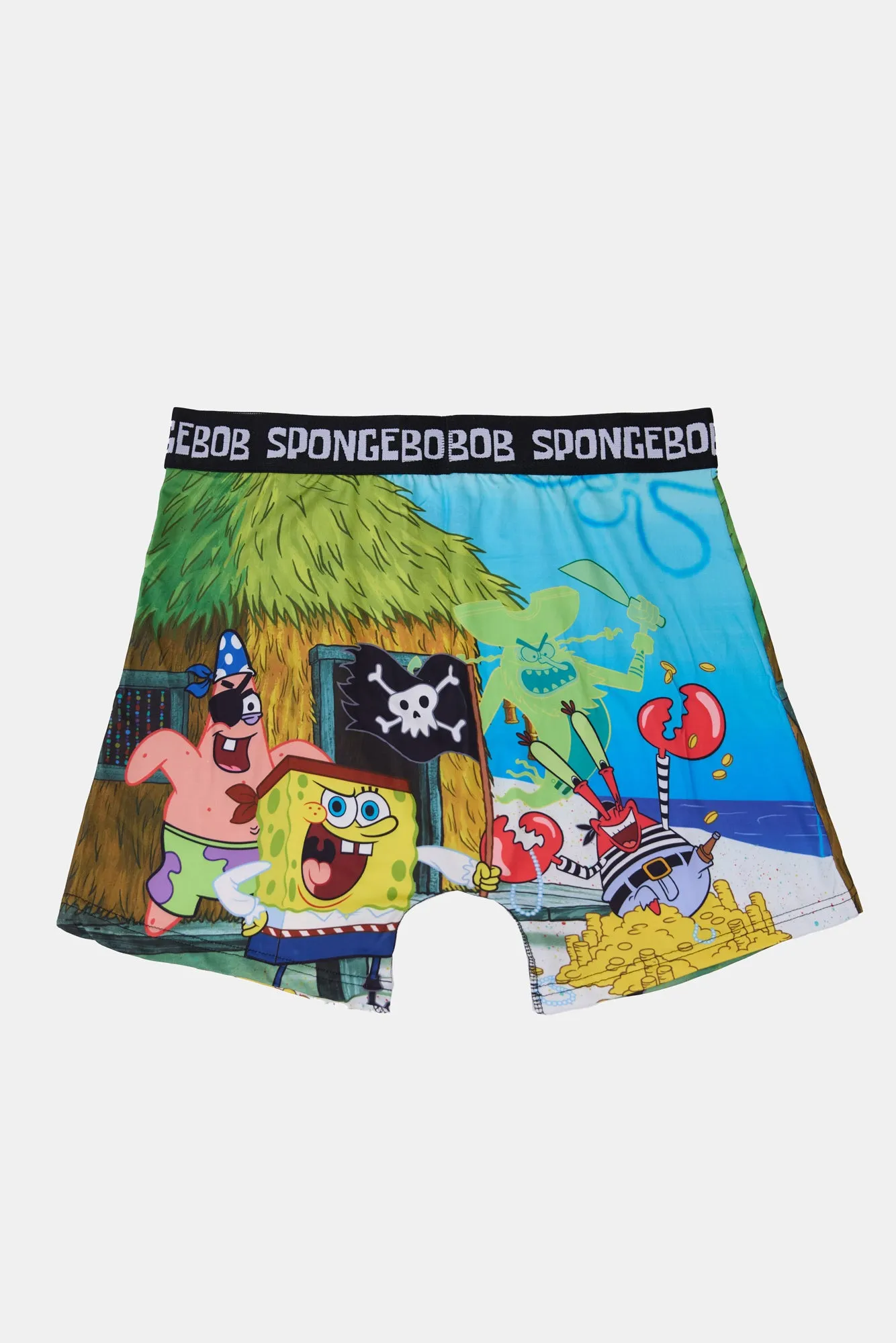 SpongeBob Pirates Printed Boxer Briefs
