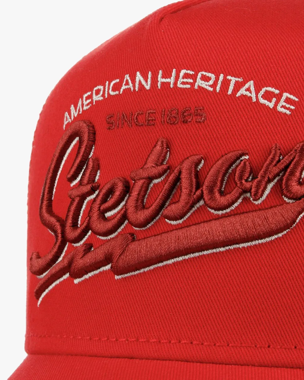 Stetson American Heritage Classic Trucker Cap - Fire Red