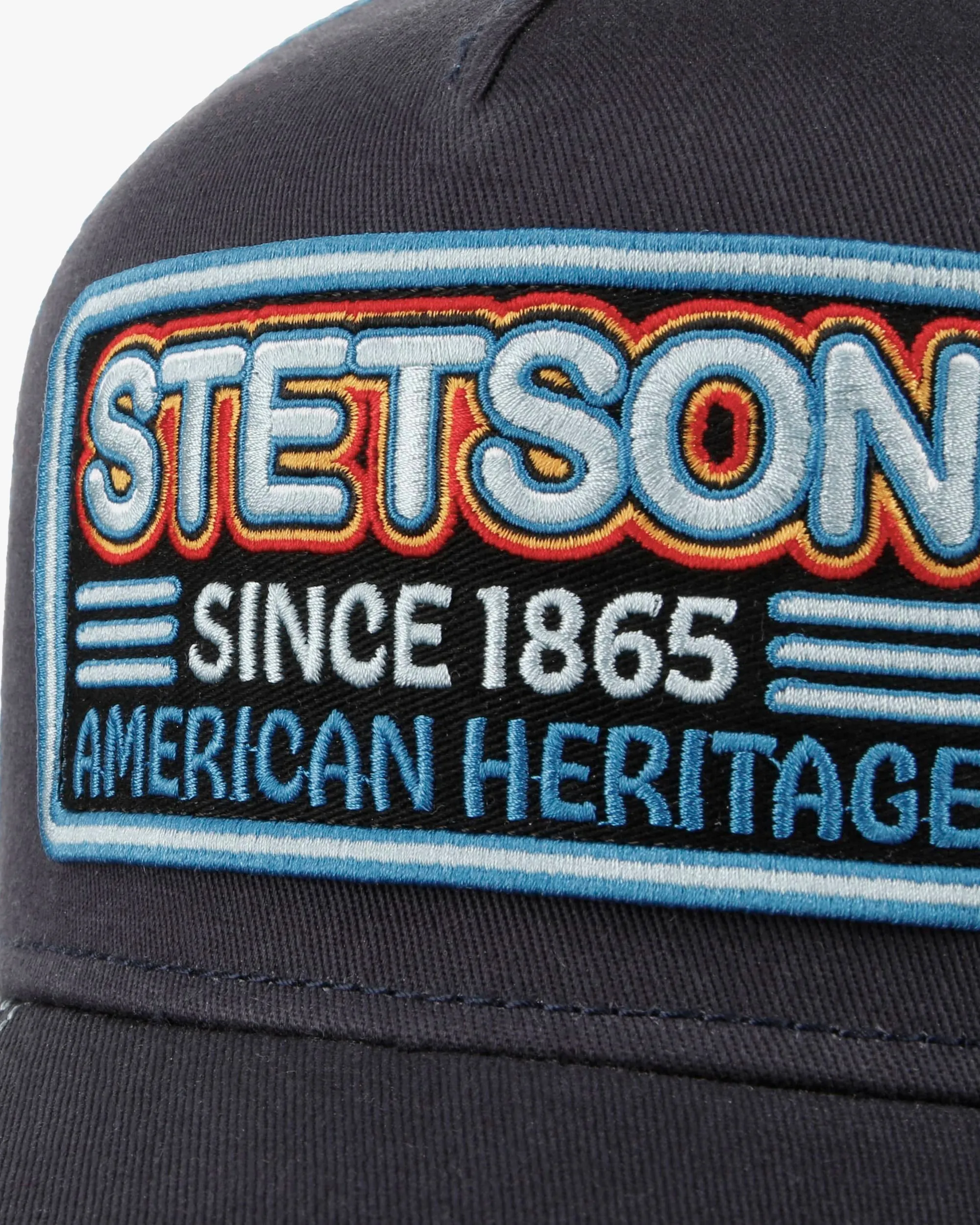 Stetson Glow In The Dark Trucker Cap - Midnight Blue