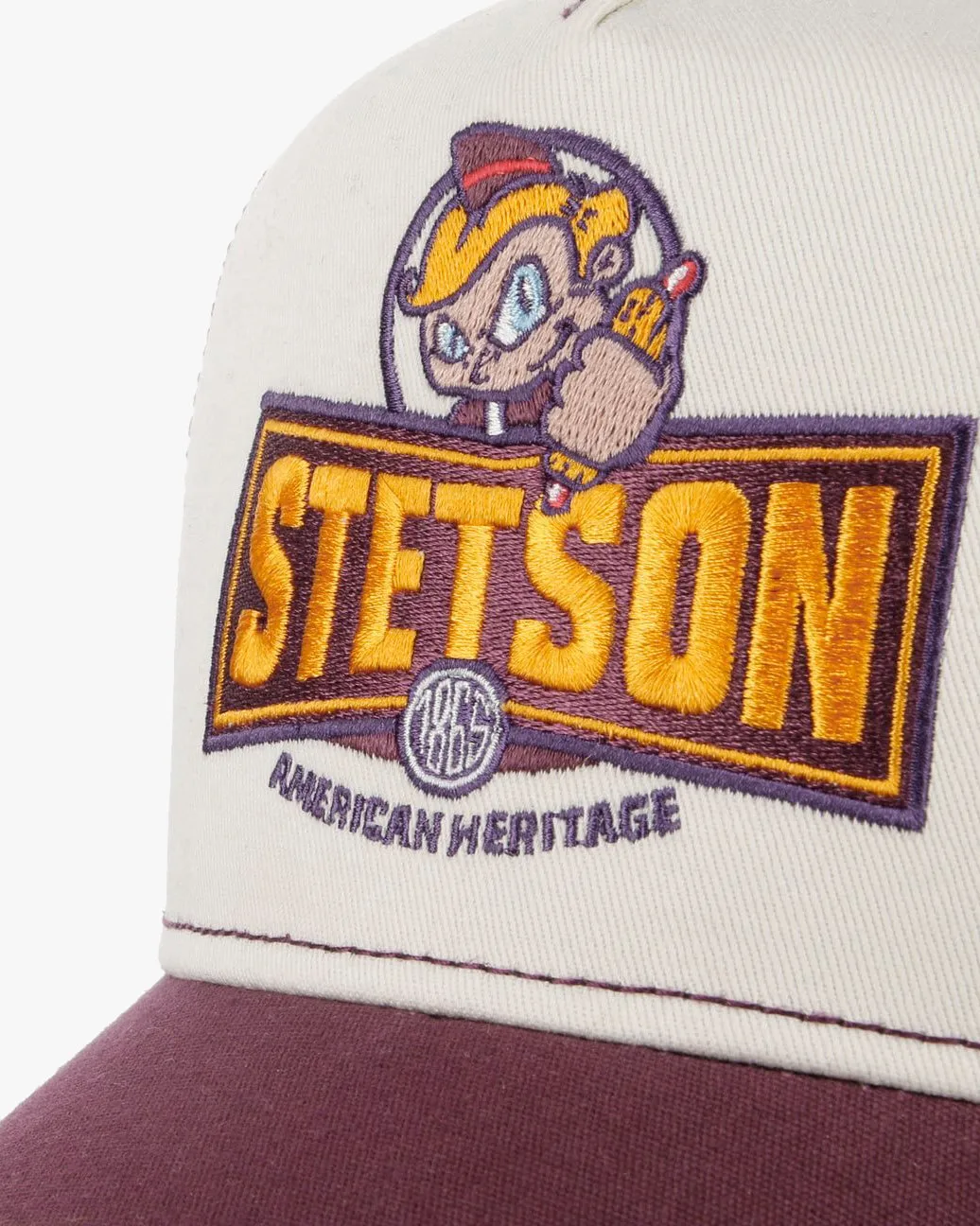 Stetson Hotdog Trucker Cap - Purple / White