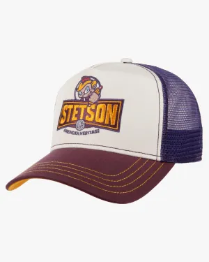 Stetson Hotdog Trucker Cap - Purple / White