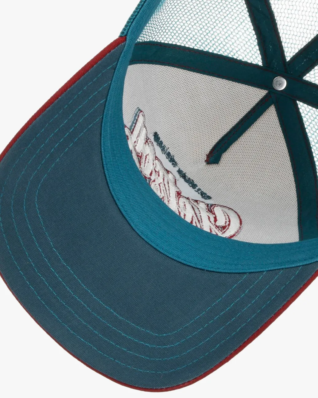 Stetson One For All Trucker Cap - Wine / Off White