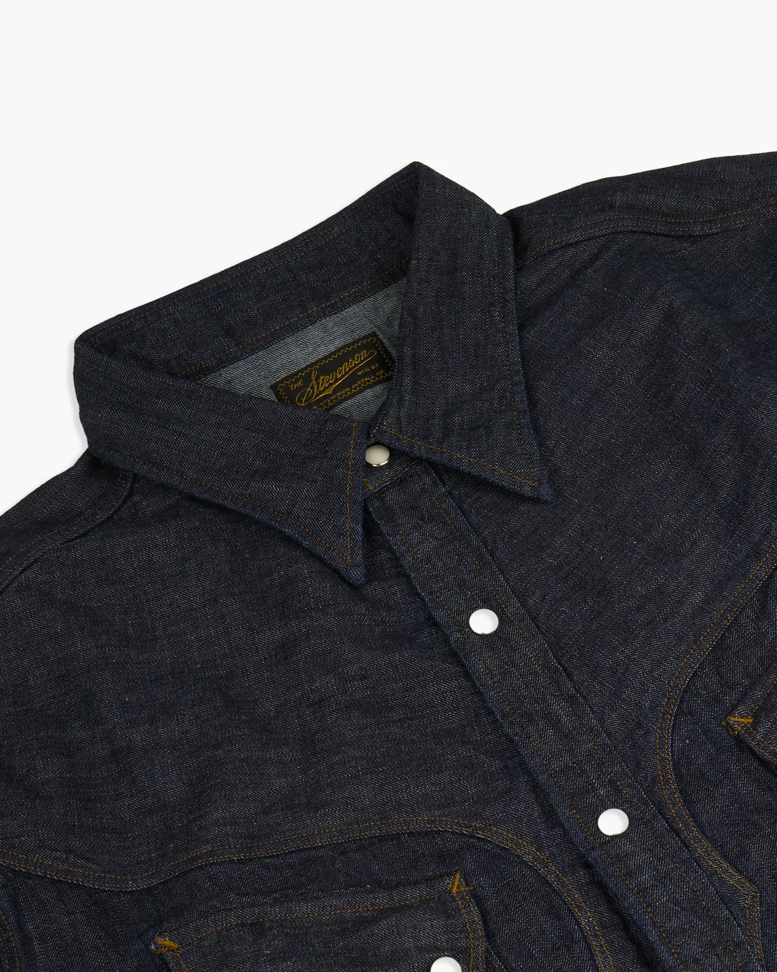 Stevenson Overall Co. Cody CD3 8oz Denim Shirt - Indigo