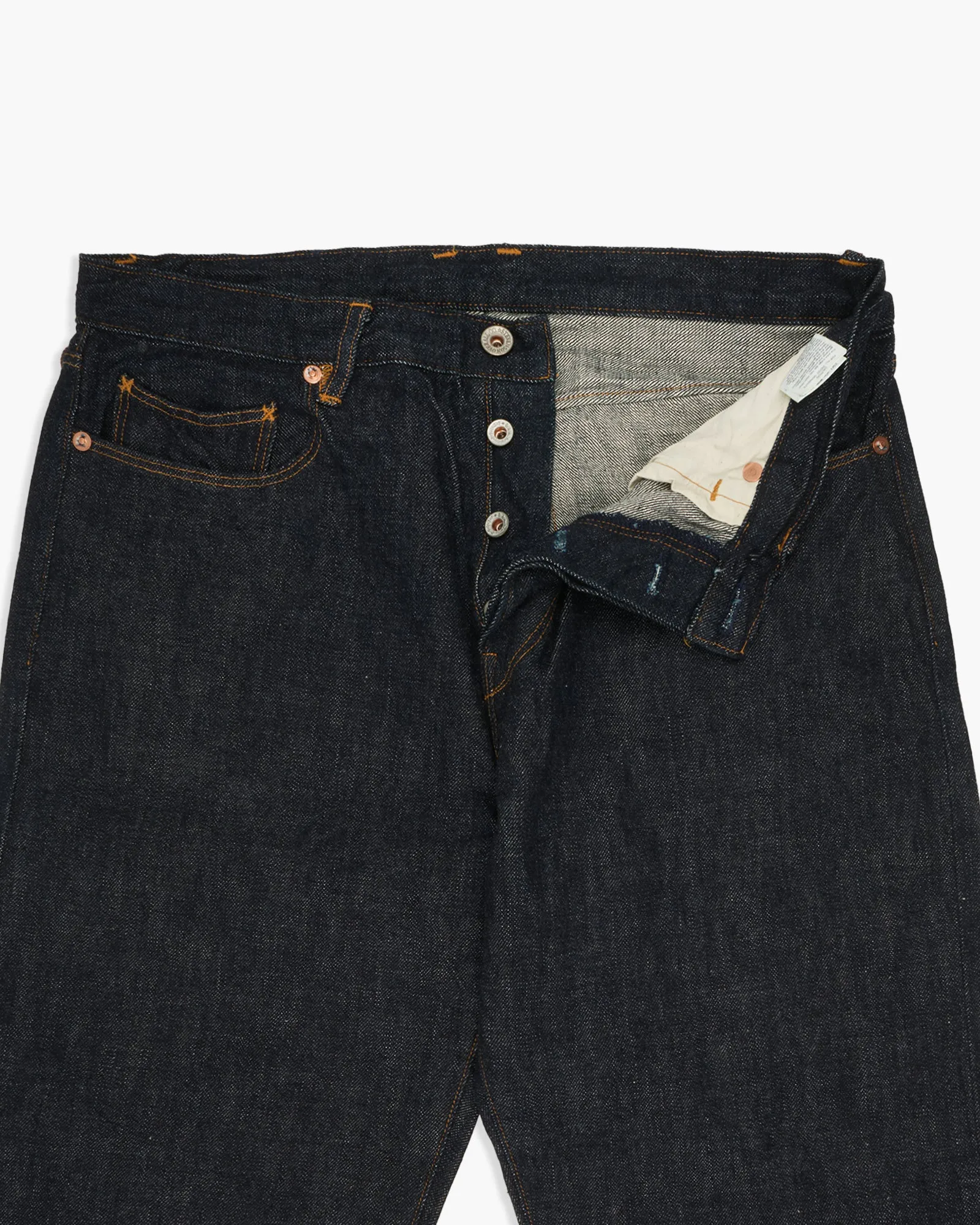 Stevenson Overall Co. Encinitas 150 Regular Straight 13oz Selvedge Mens Jeans - Indigo One Wash