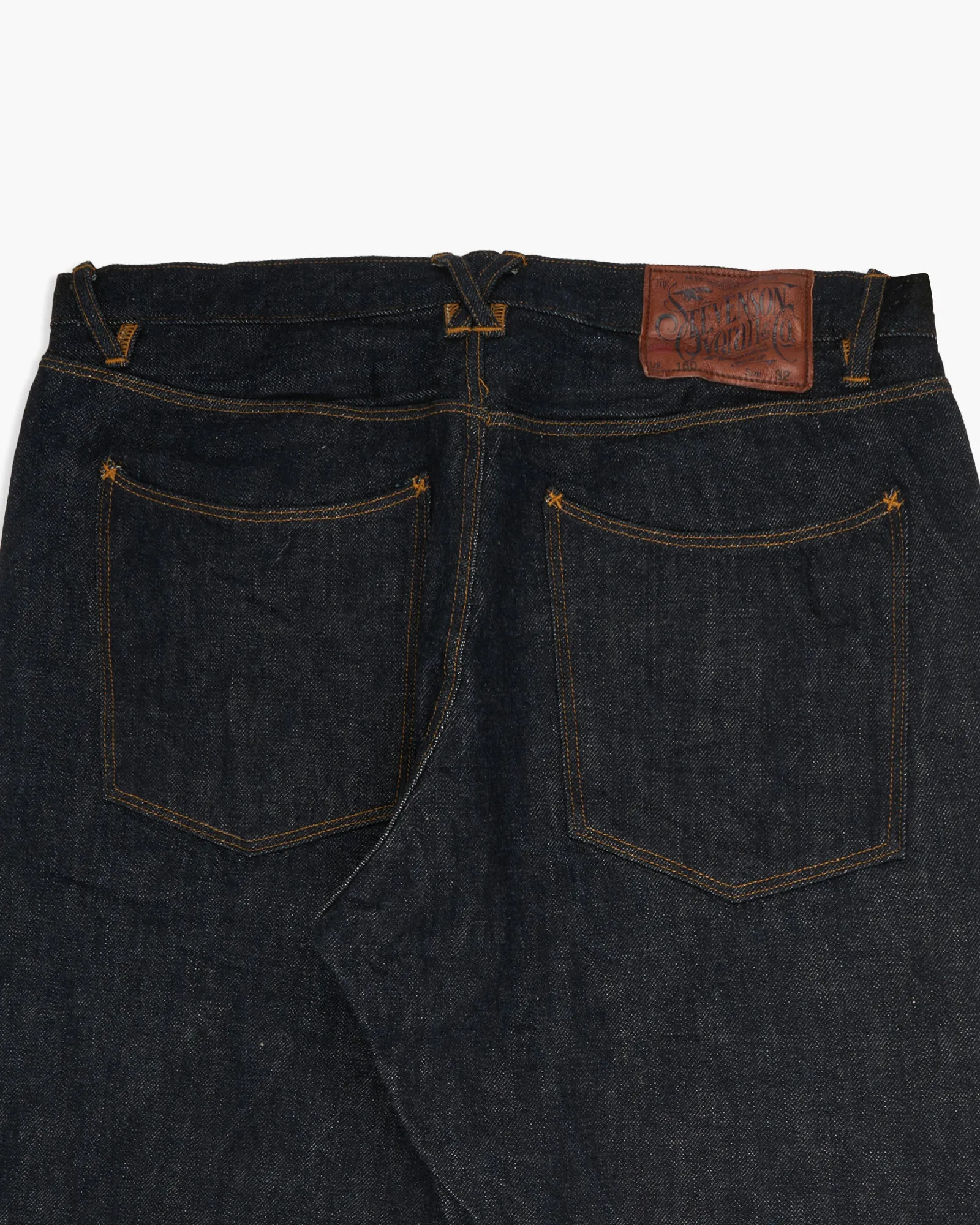 Stevenson Overall Co. Encinitas 150 Regular Straight 13oz Selvedge Mens Jeans - Indigo One Wash