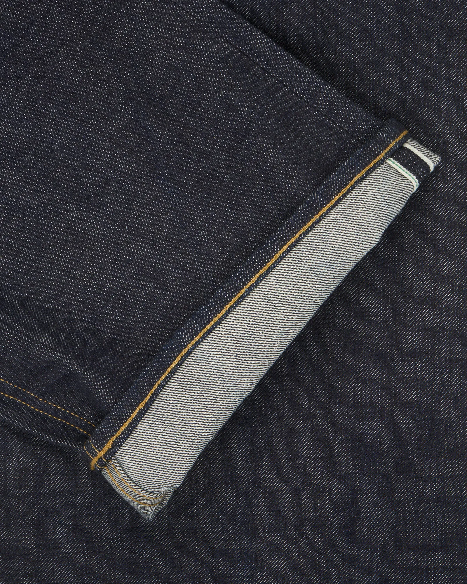 Stevenson Overall Co. Visalia 280 Buckle Back Wide Straight 14oz Selvedge Mens Jeans - Indigo One Wash