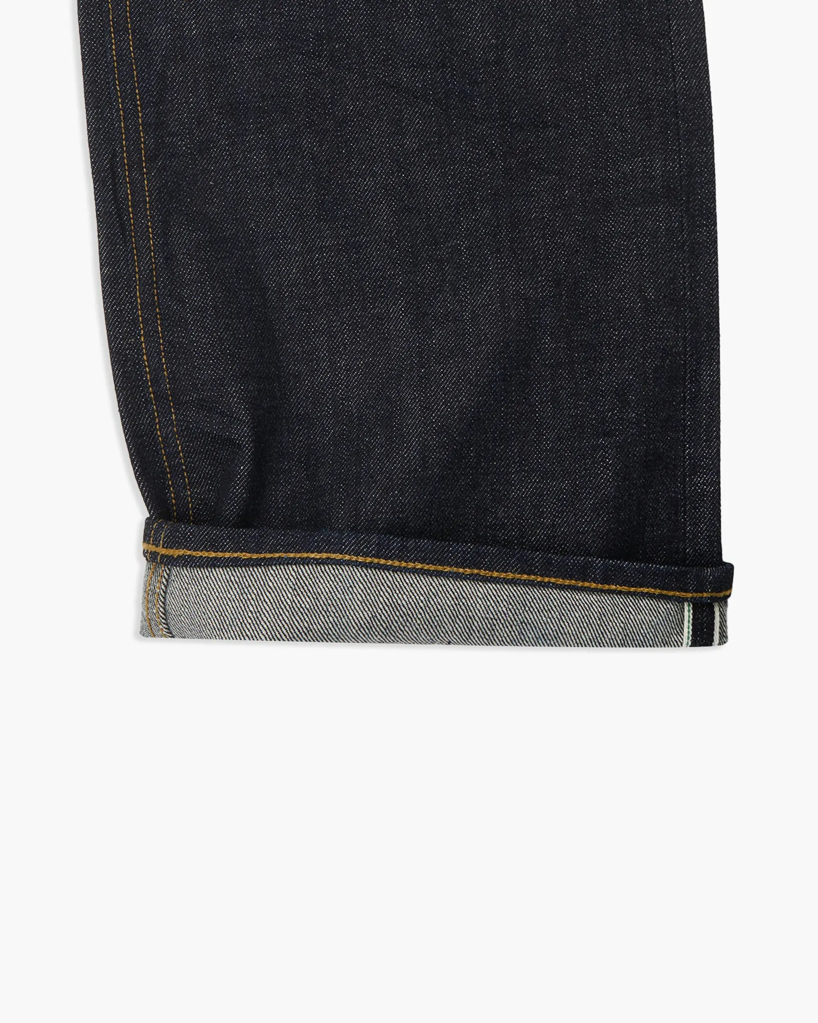 Stevenson Overall Co. Visalia 280 Buckle Back Wide Straight 14oz Selvedge Mens Jeans - Indigo One Wash