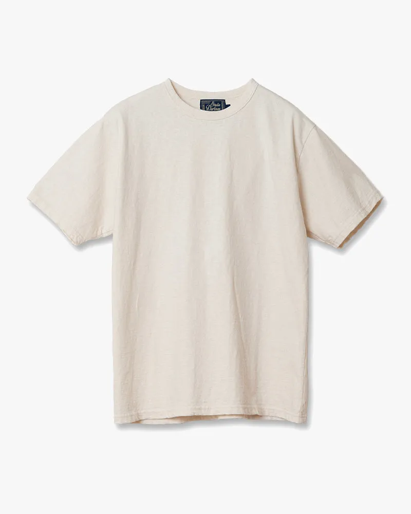 Studio D'Artisan 8159 Upcycled Waste Tee - Ecru