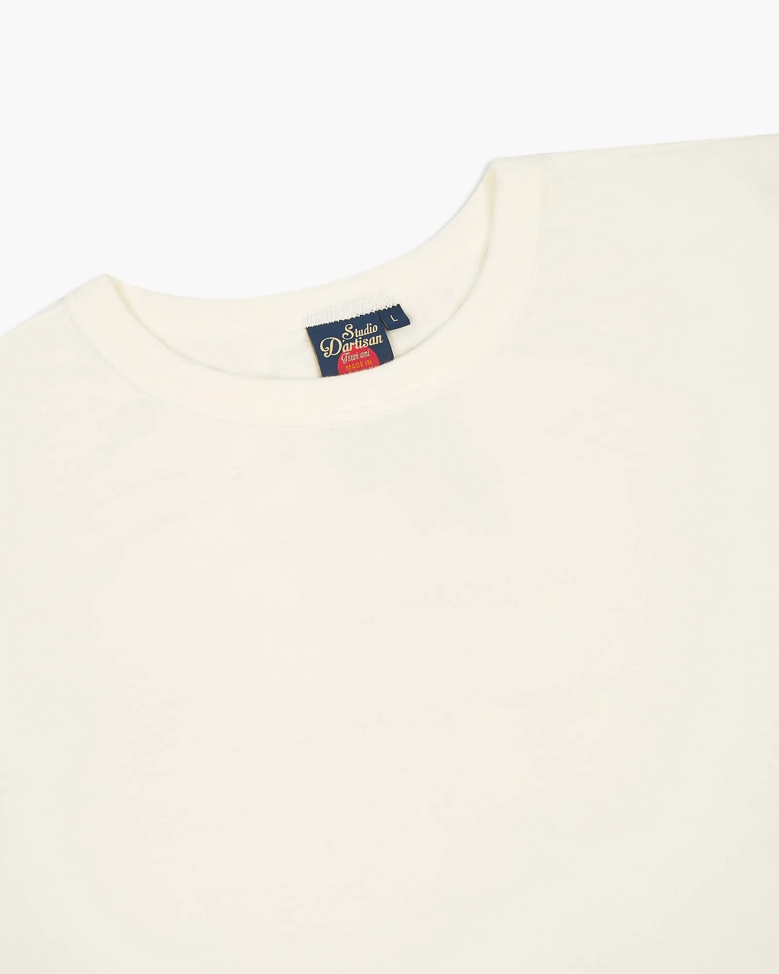 Studio D'Artisan 9913 Tsuri-Ami Tee - White