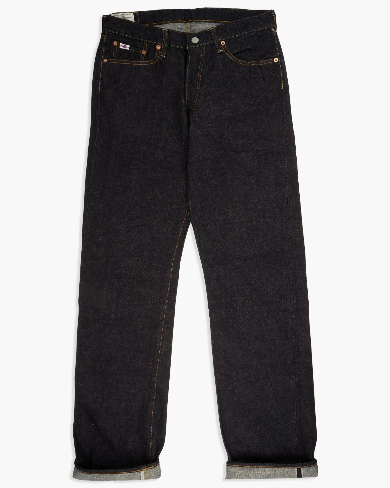 Studio D'Artisan SD-101 15oz Selvedge Regular Straight Mens Jeans - Onewash