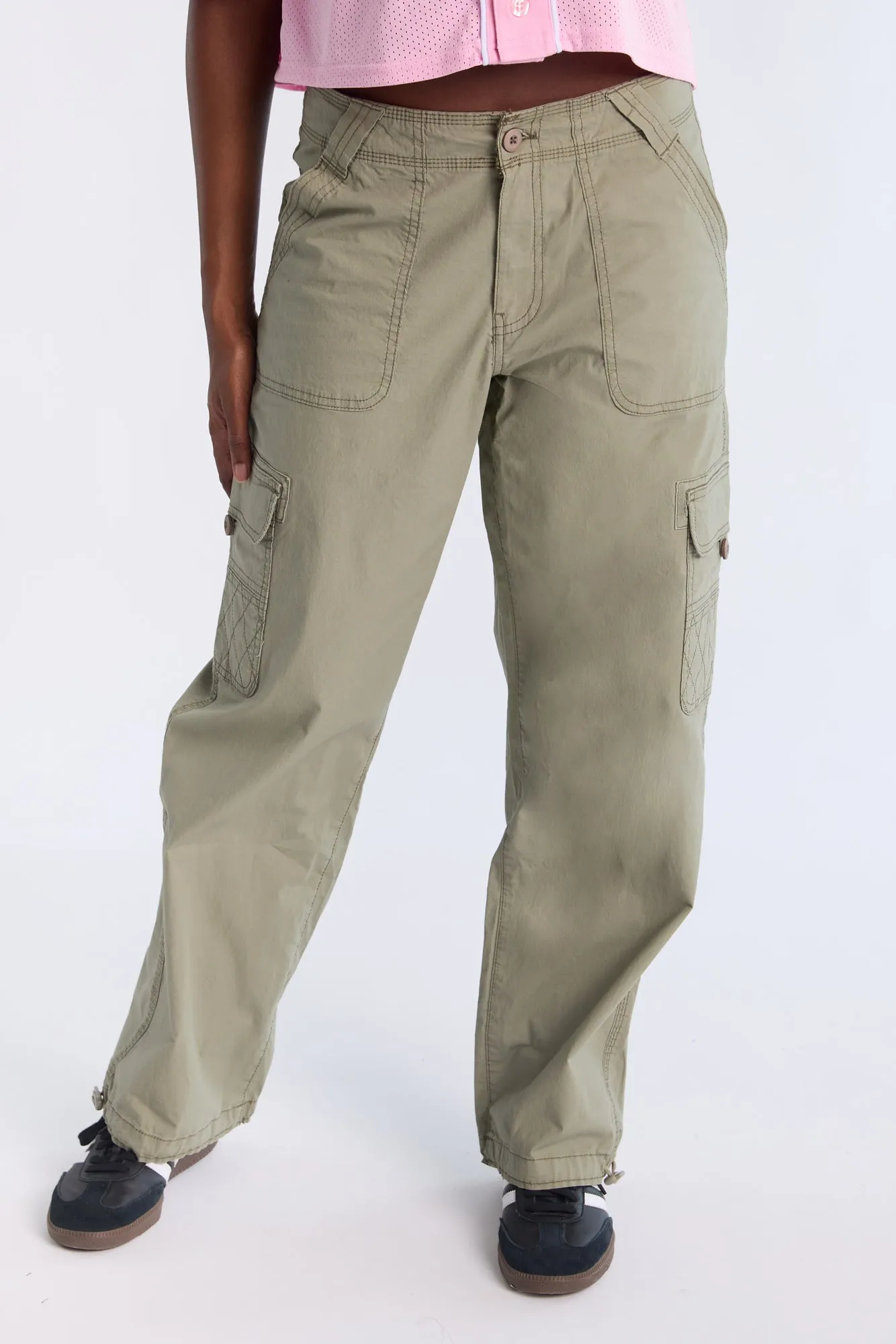 Super High Rise Baggy Cargo Pants