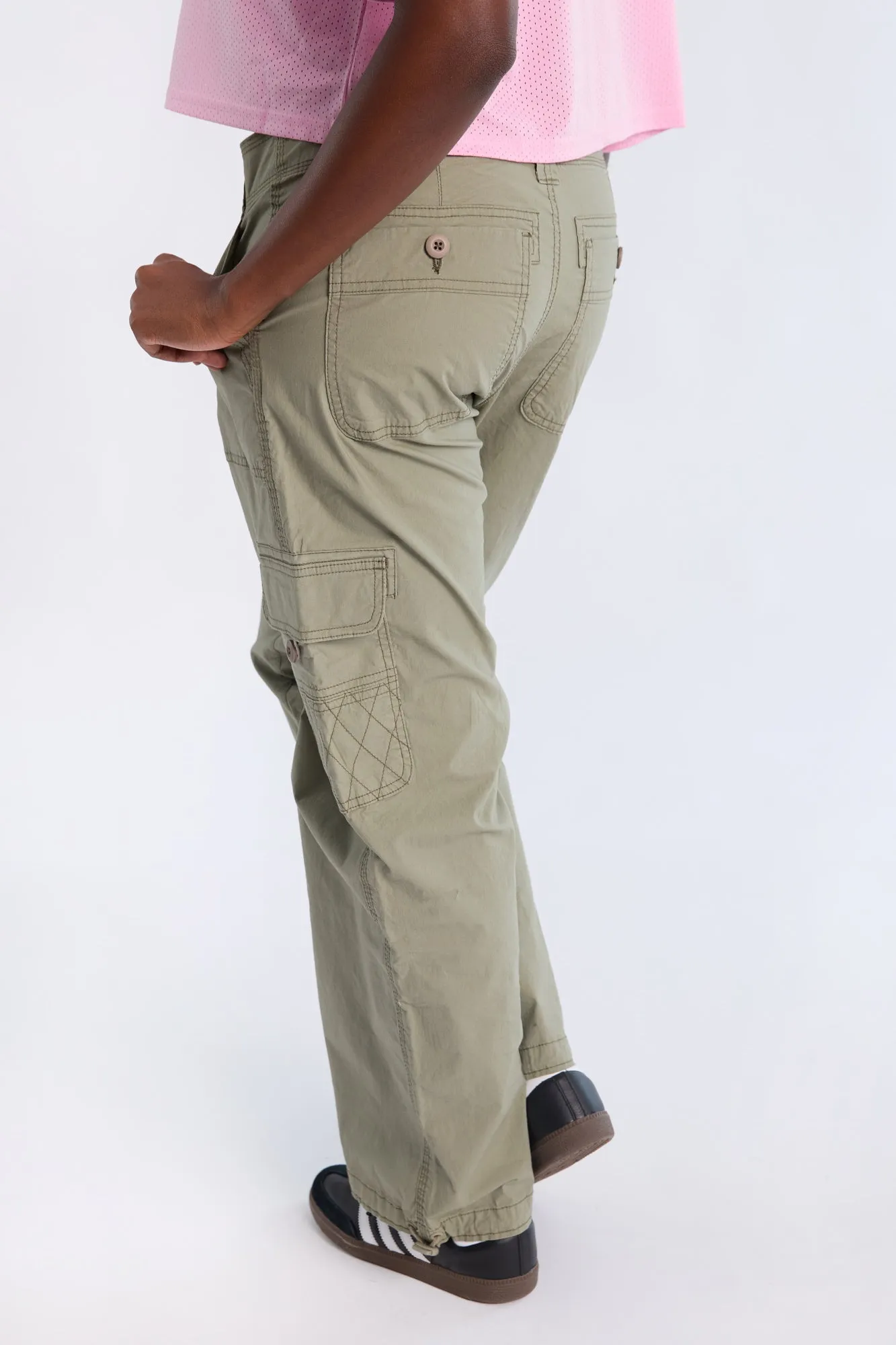 Super High Rise Baggy Cargo Pants