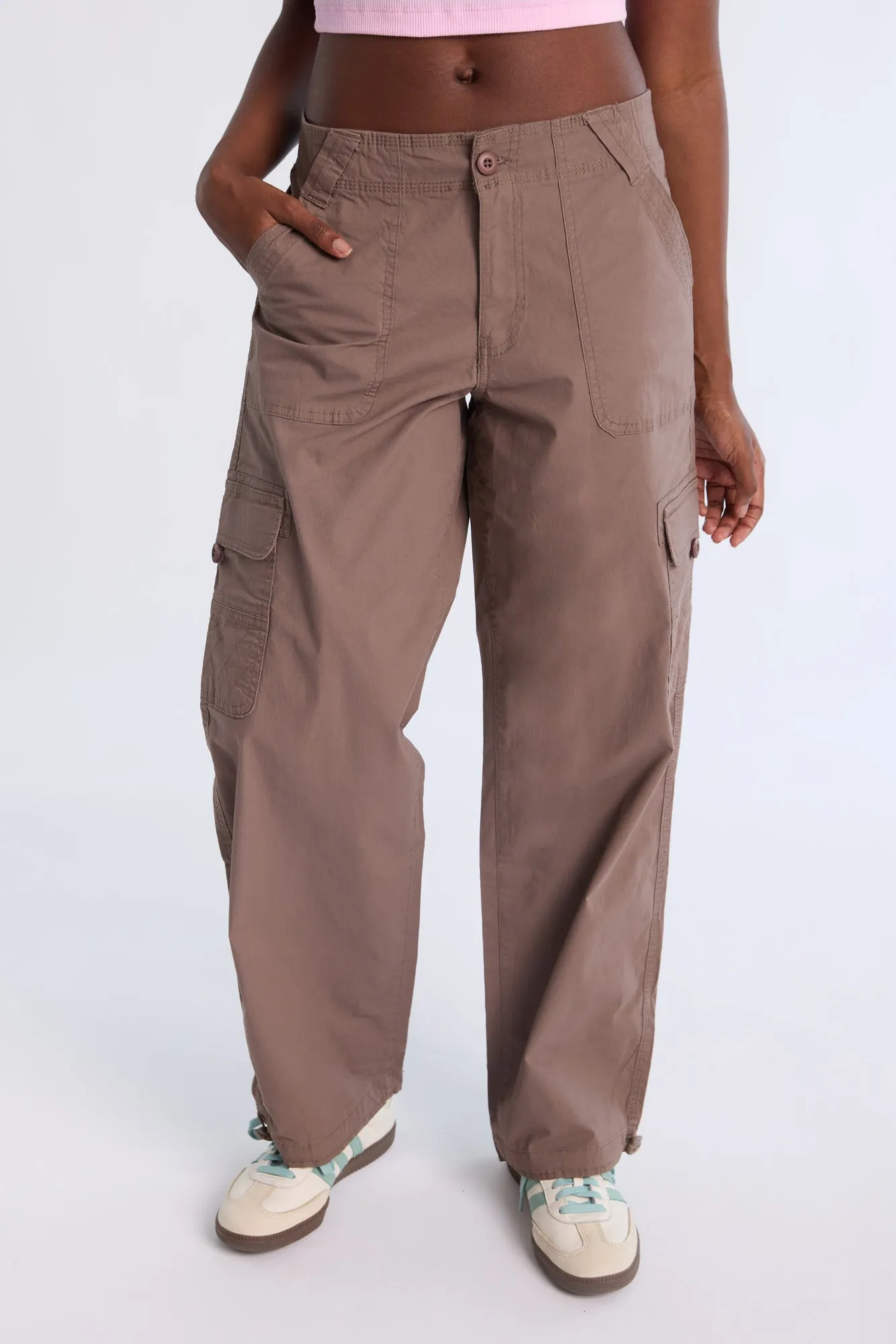 Super High Rise Baggy Cargo Pants