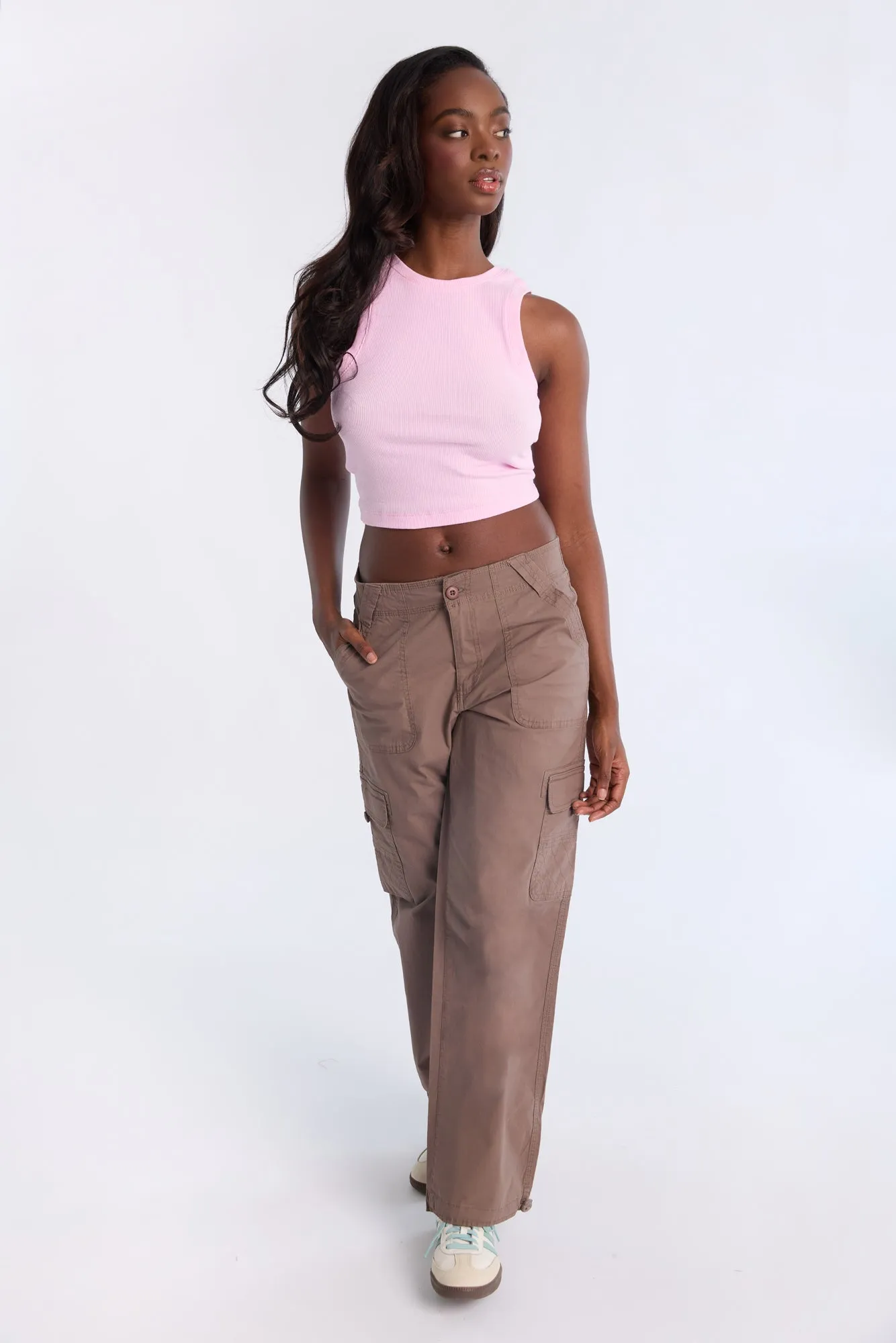 Super High Rise Baggy Cargo Pants