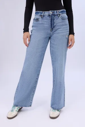 Super High Rise Wide Leg Jeans