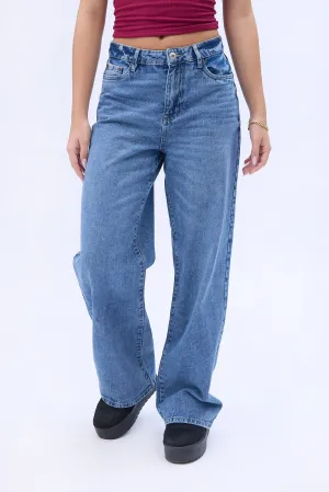 Super High Rise Wide Leg Jeans
