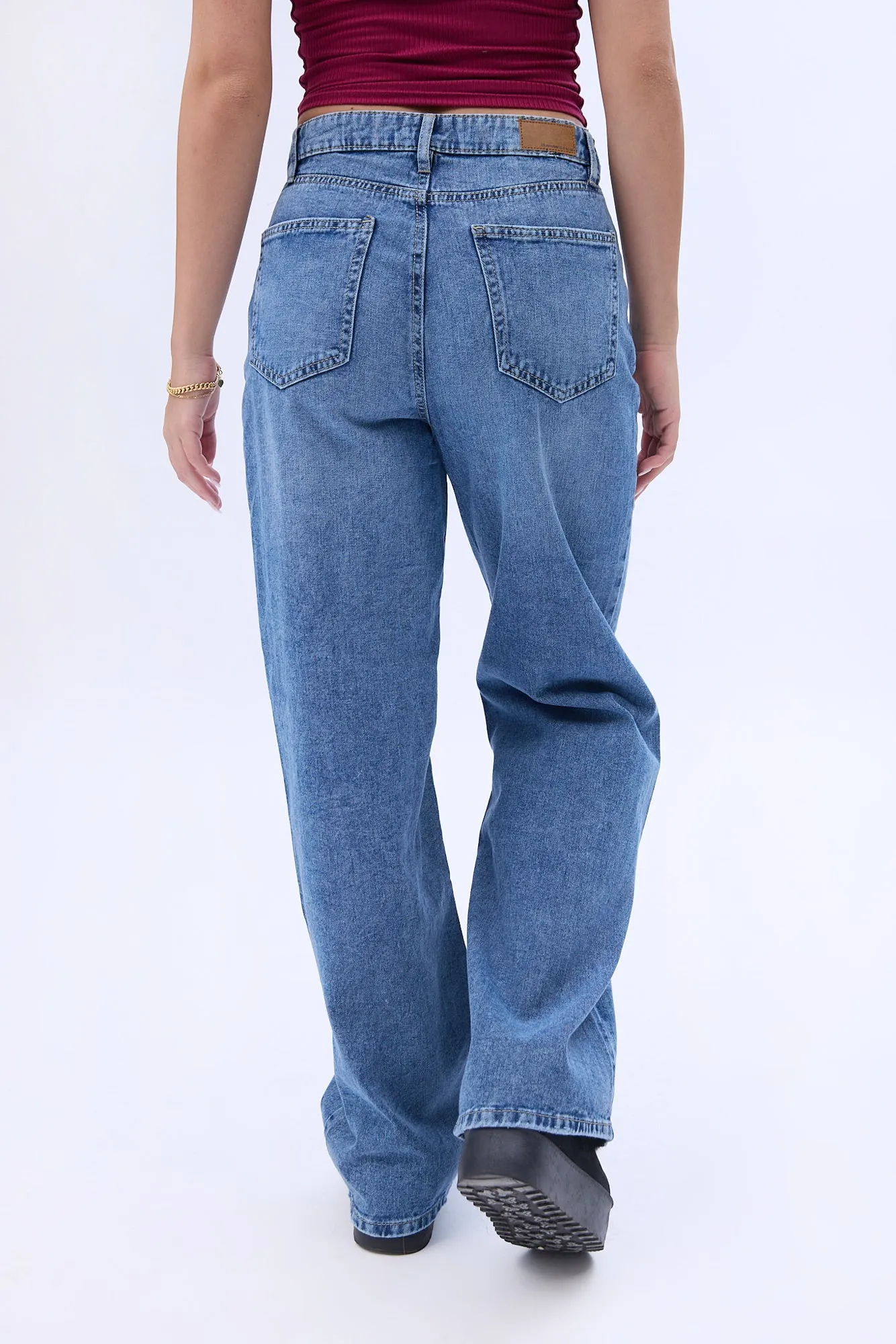 Super High Rise Wide Leg Jeans