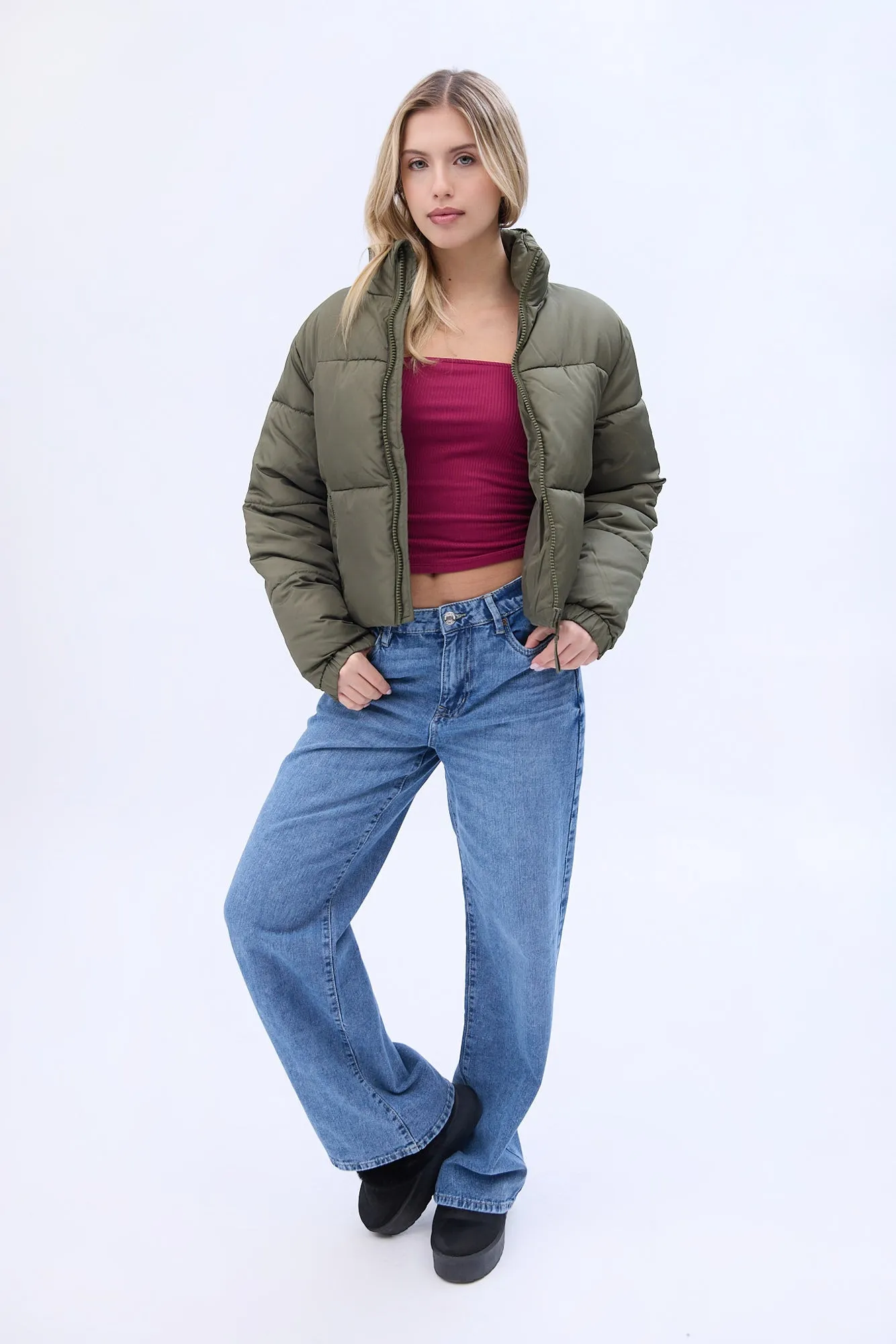 Super High Rise Wide Leg Jeans