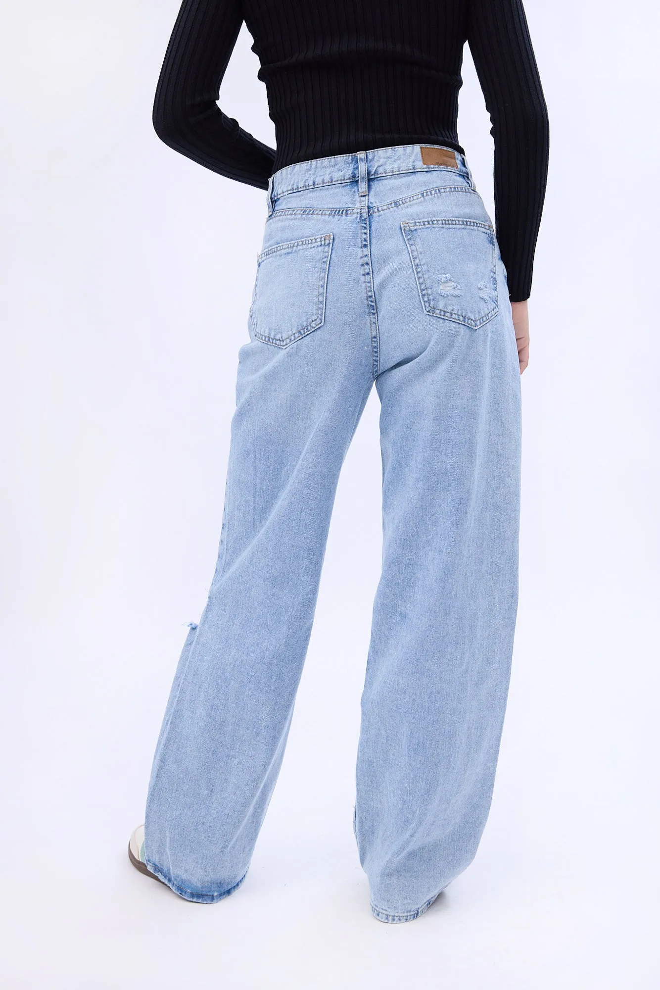 Super High Rise Wide Leg Jeans