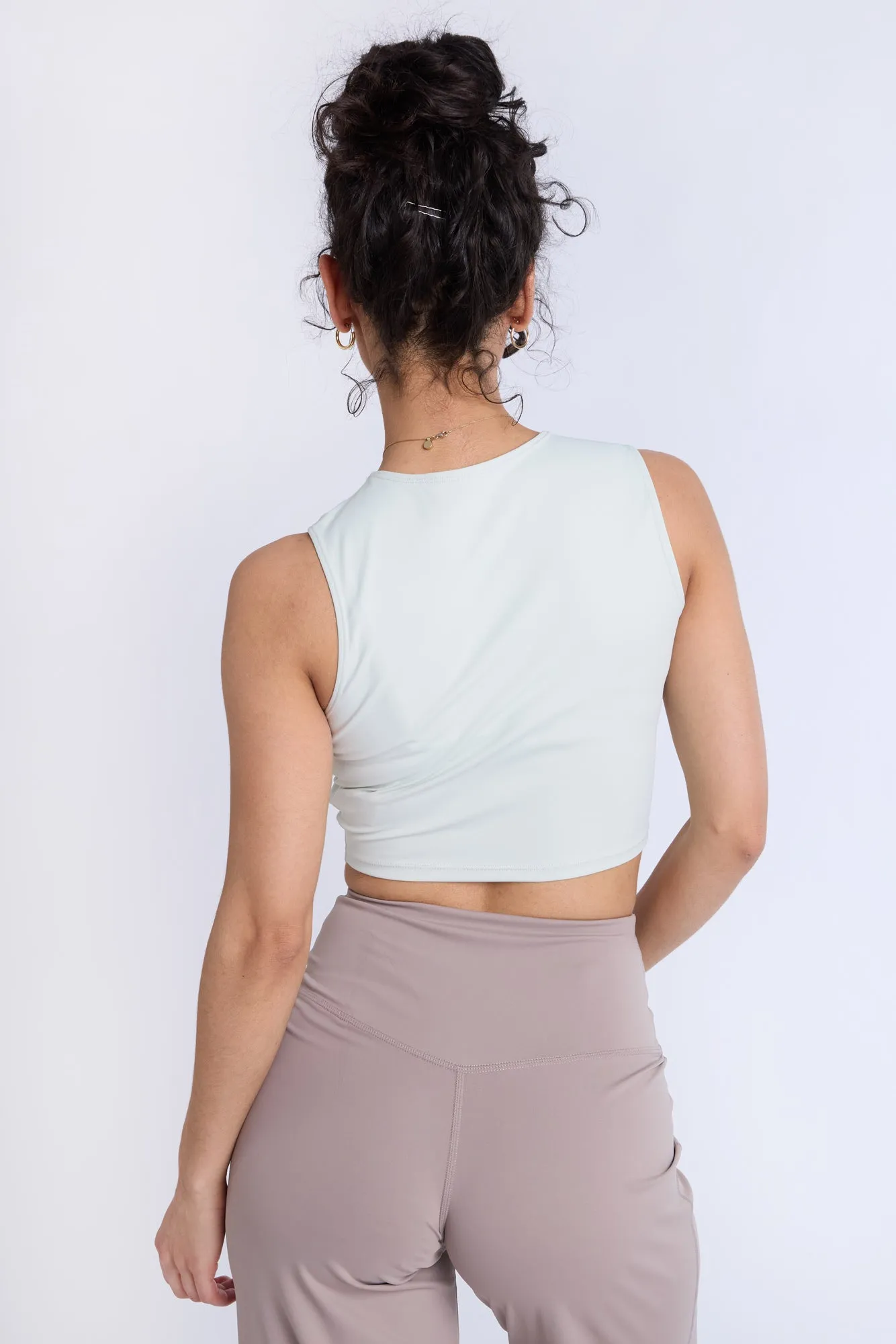 Super Smooth High Neck Tank Top