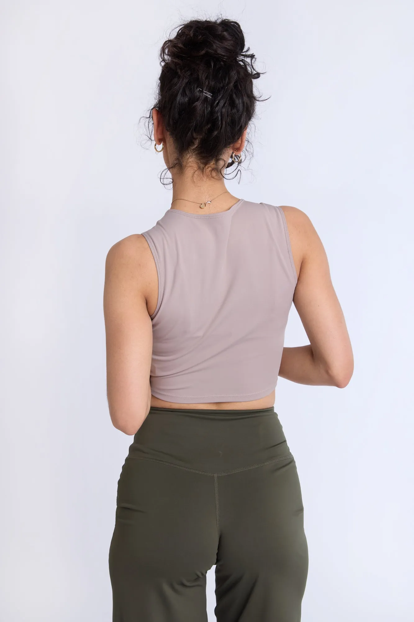 Super Smooth High Neck Tank Top