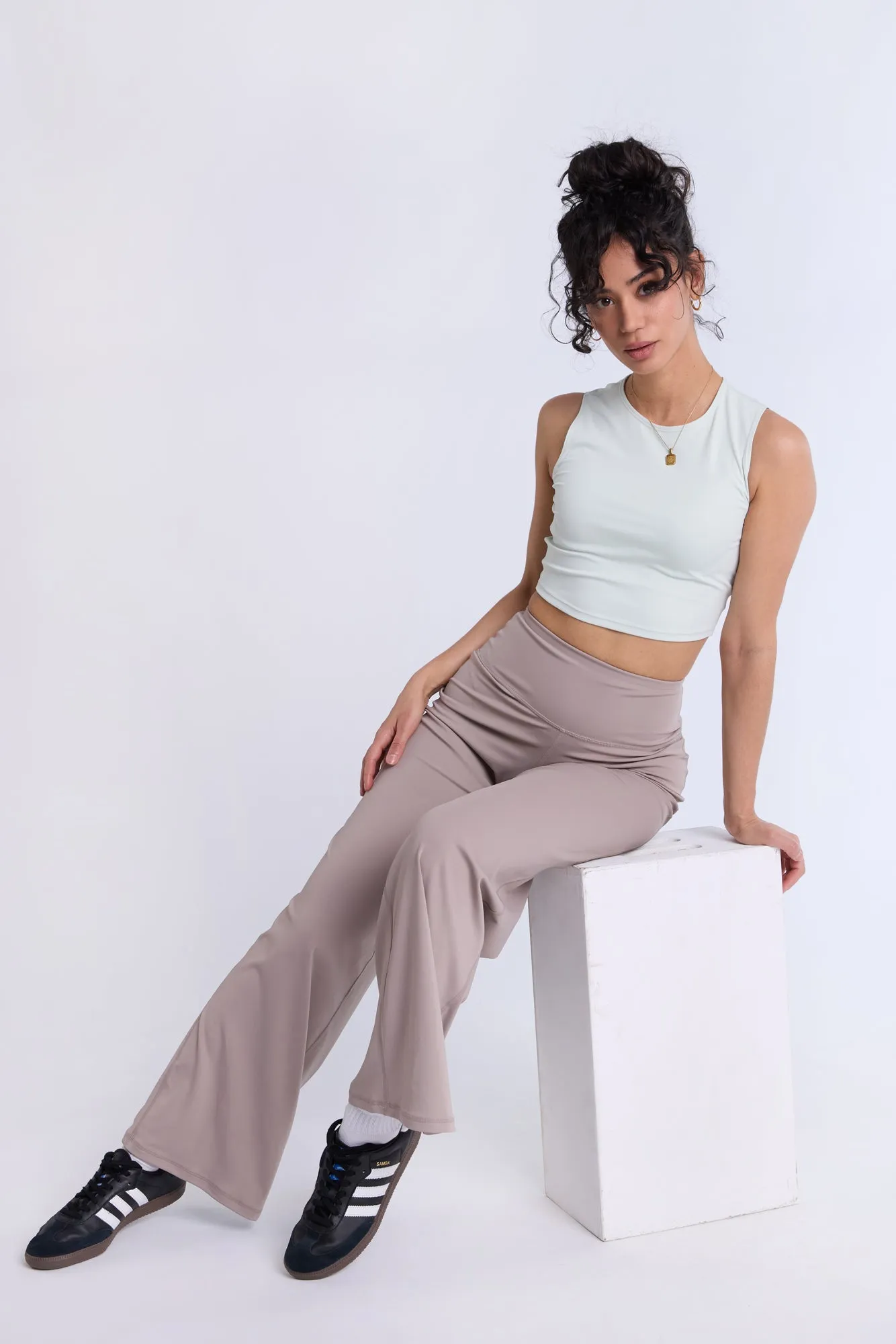 Super Smooth High Neck Tank Top