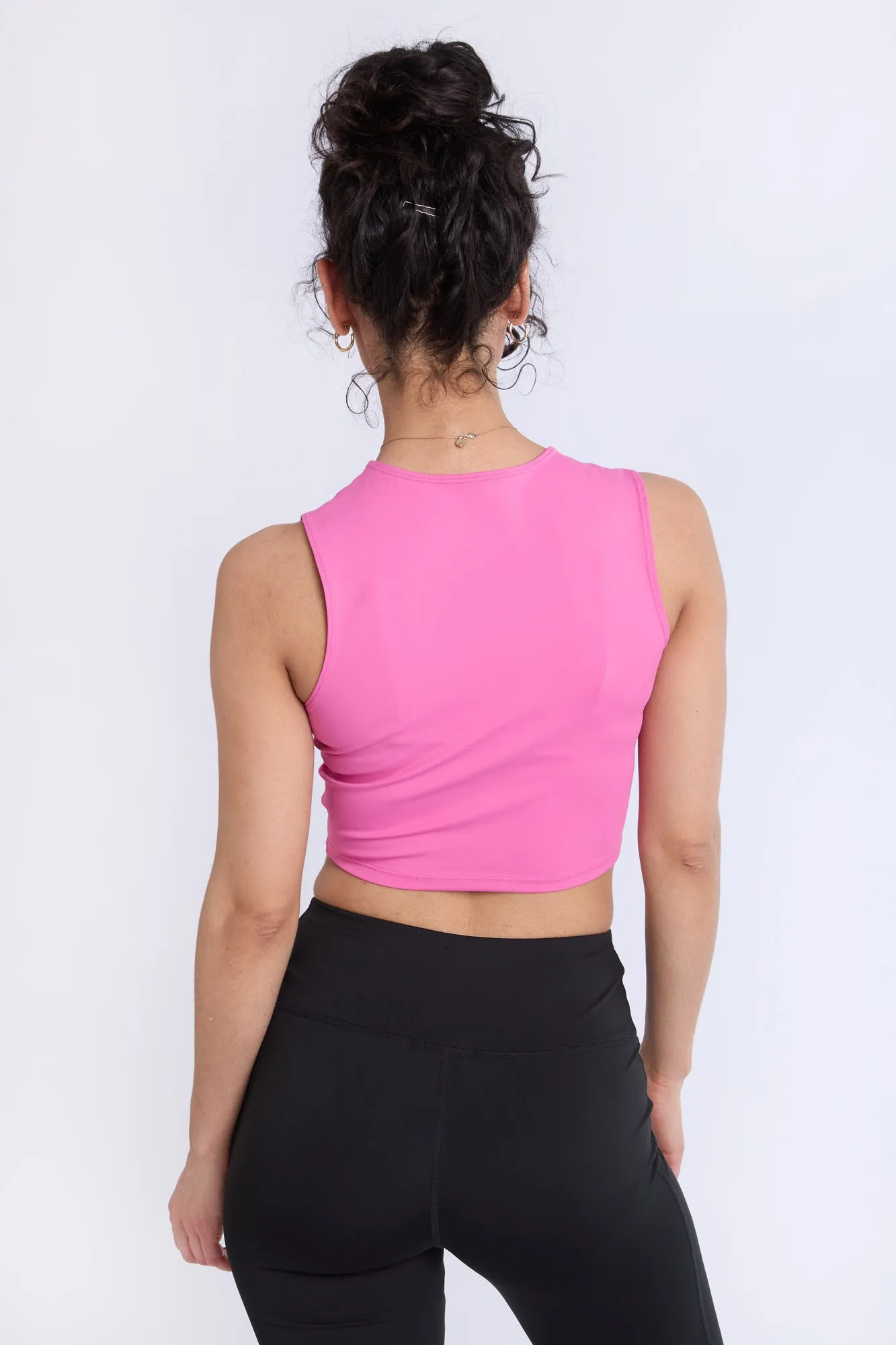 Super Smooth High Neck Tank Top
