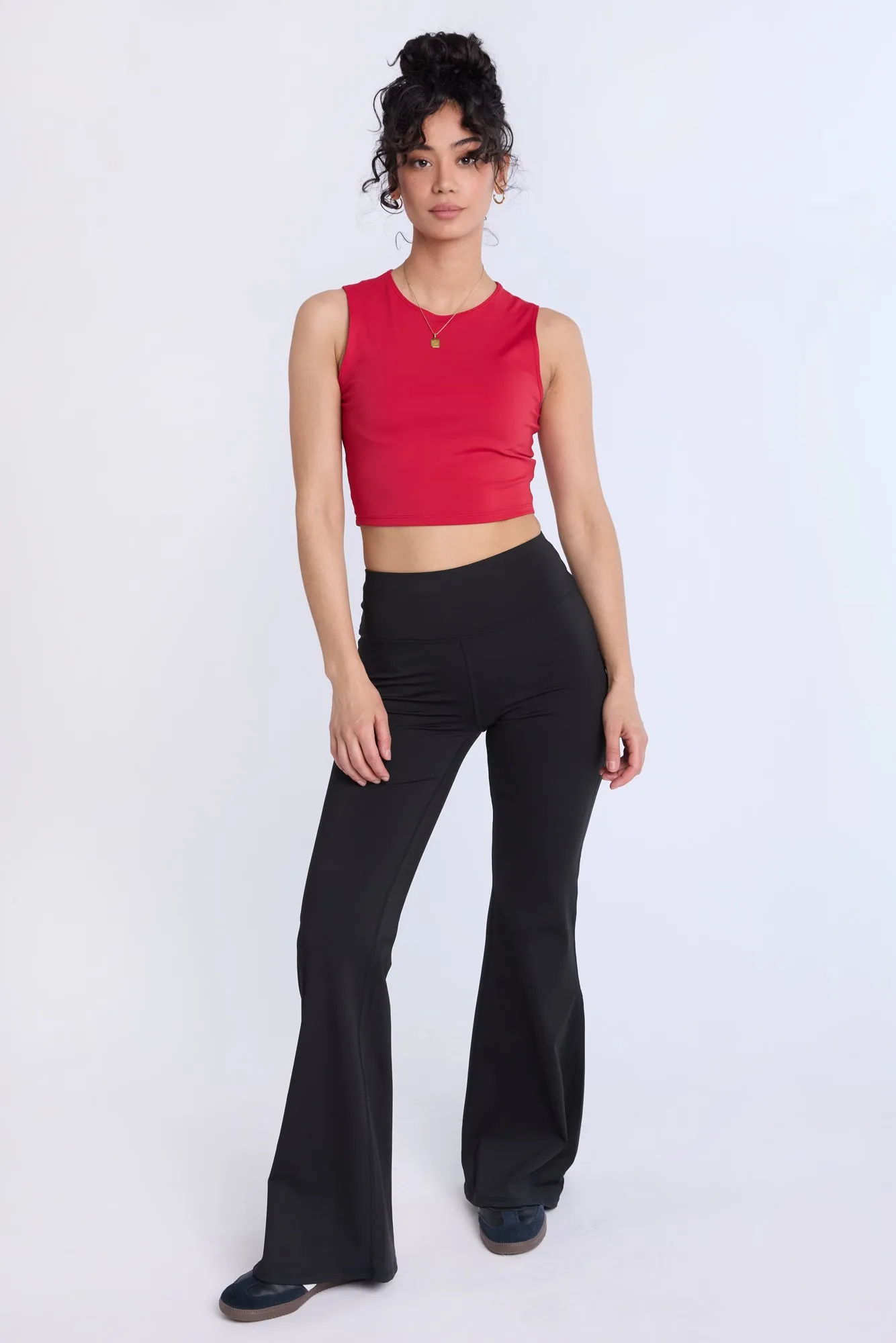 Super Smooth High Neck Tank Top