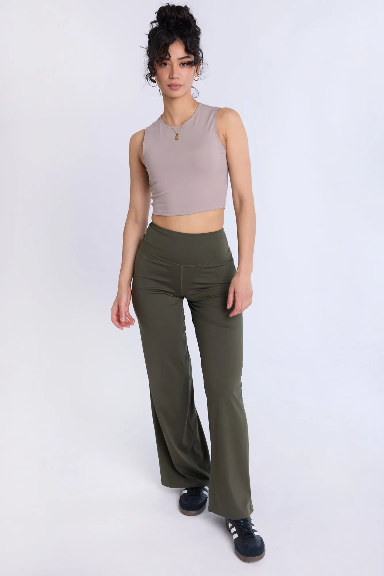 Super Smooth High Neck Tank Top