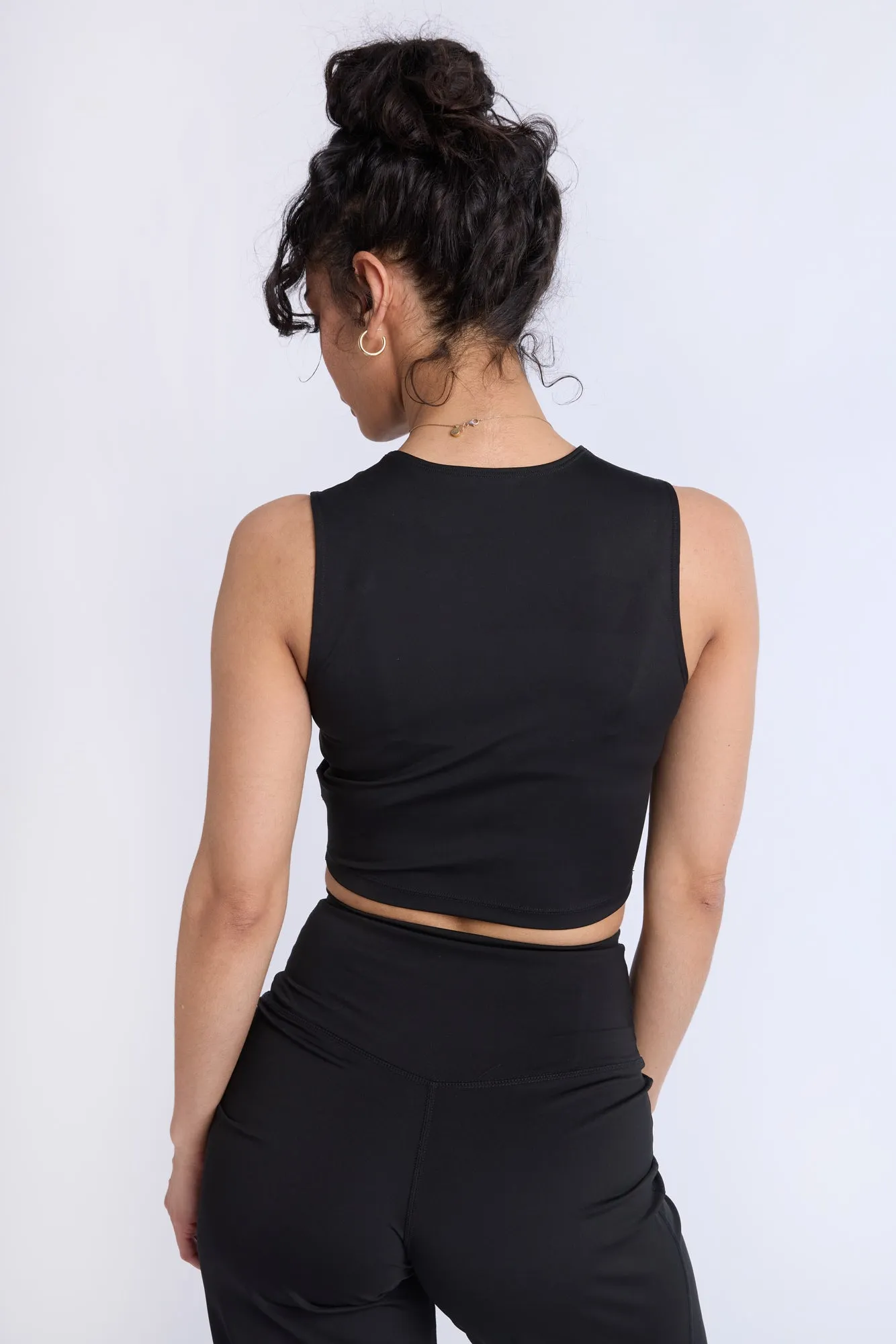 Super Smooth High Neck Tank Top
