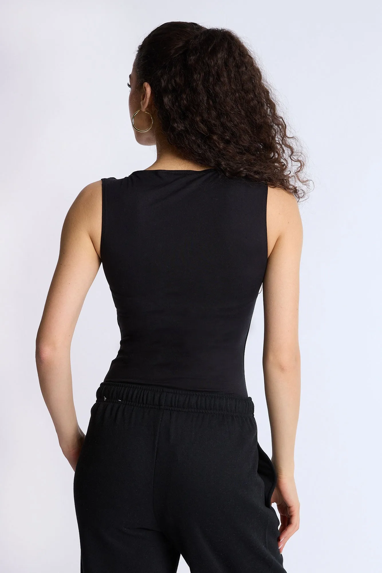 Super Soft High Neck Tank Bodysuit