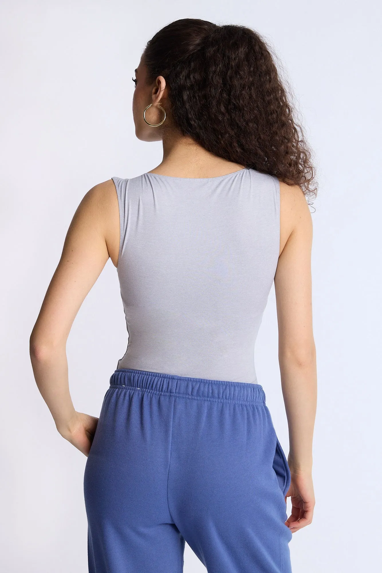 Super Soft High Neck Tank Bodysuit