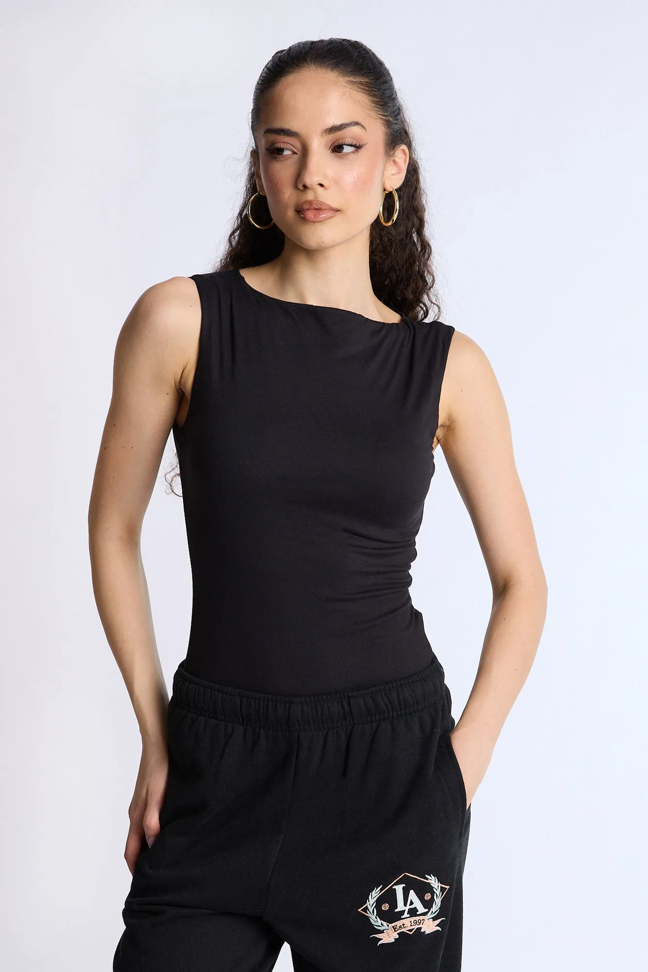 Super Soft High Neck Tank Bodysuit