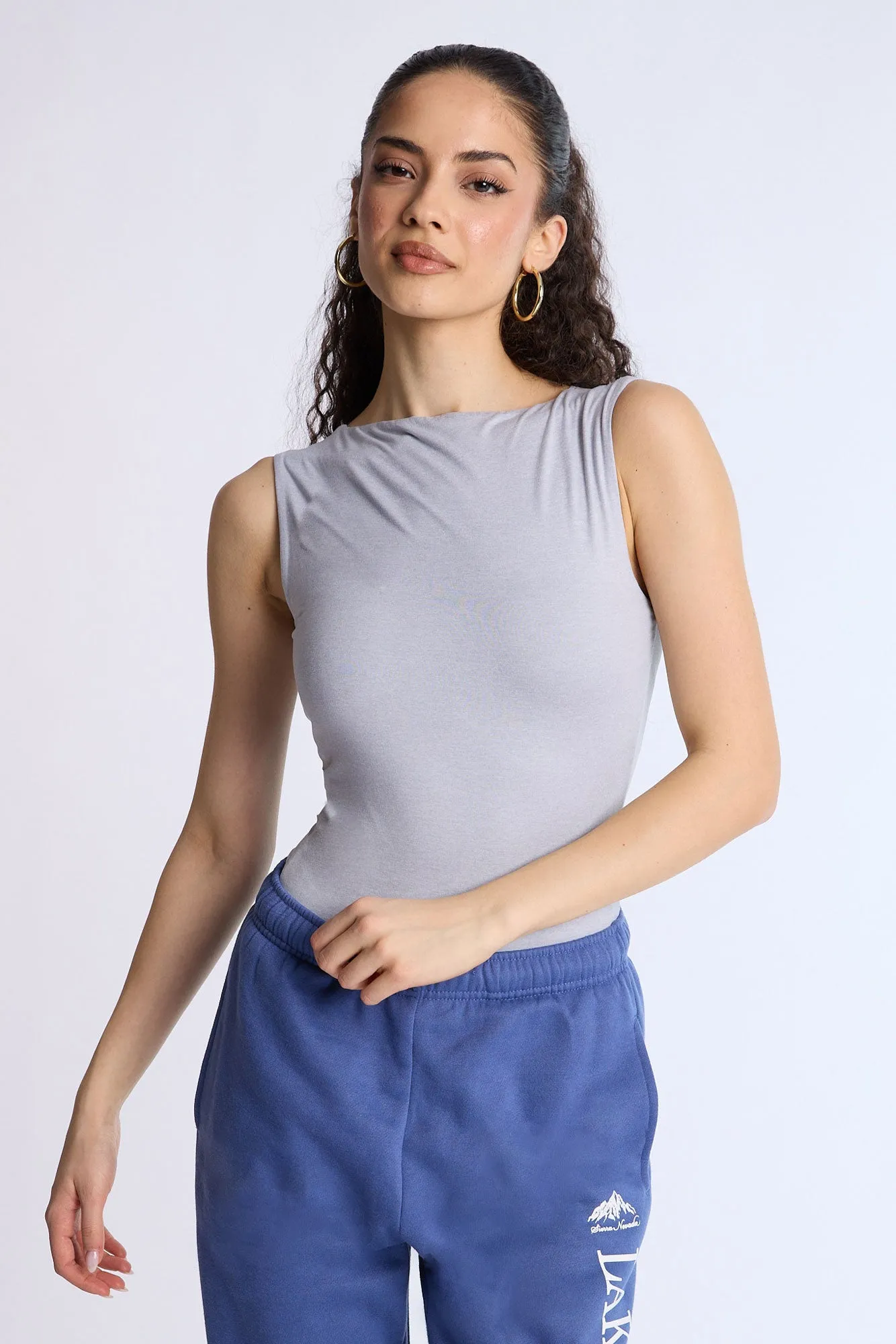 Super Soft High Neck Tank Bodysuit